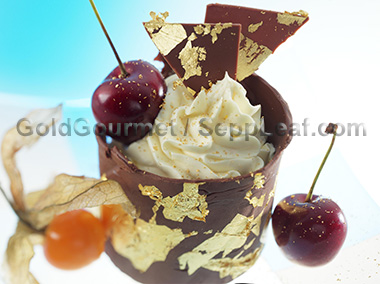 Gold Gourmet Sepp Leaf Com Dessert