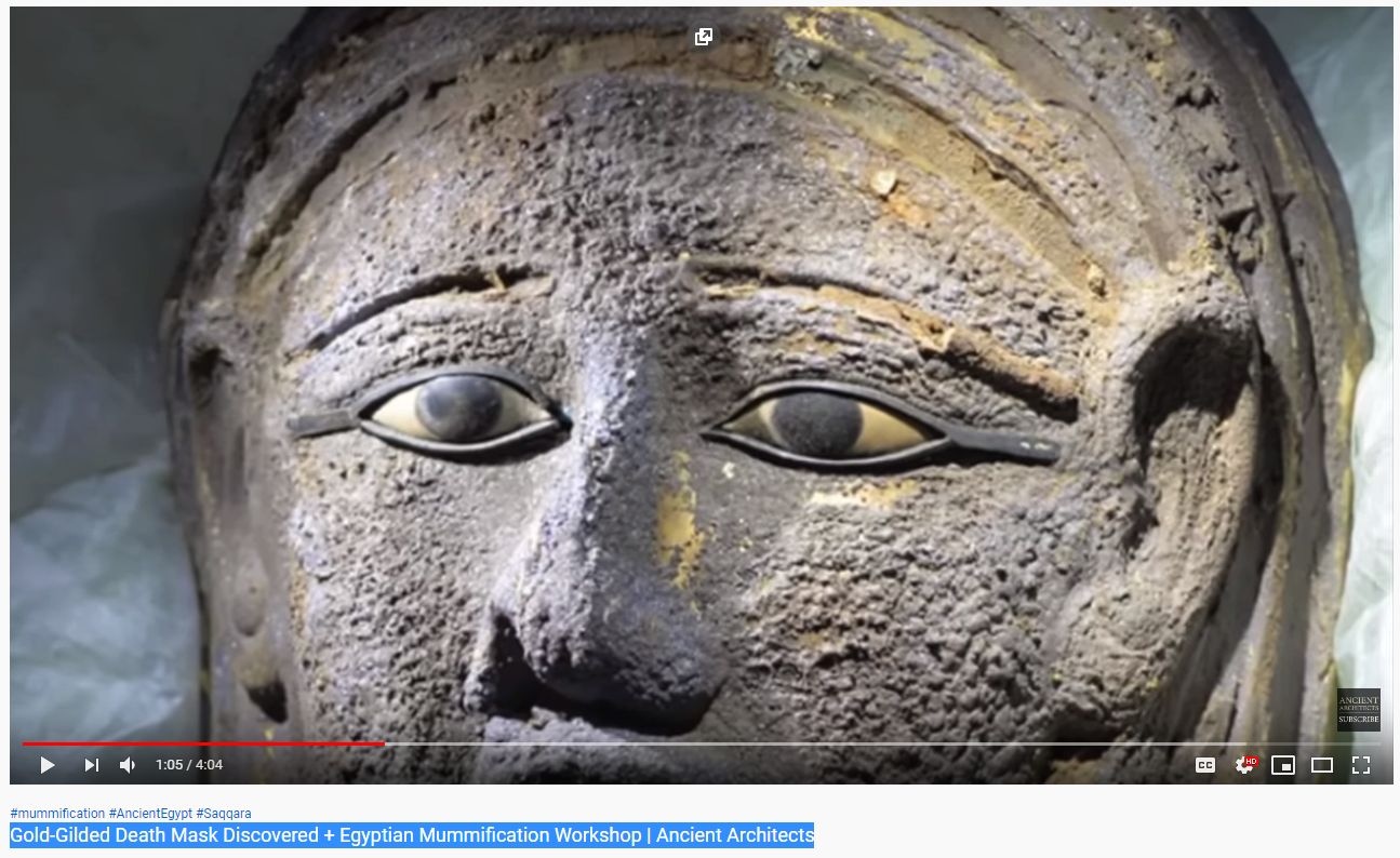 Gilded Death Mask
