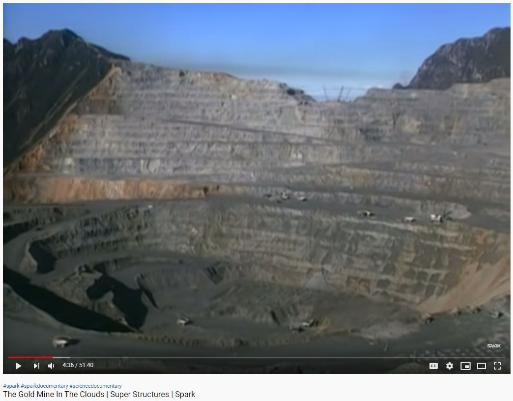 Gold Mine in Clouds